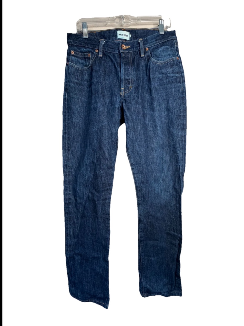Taylor Stitch Men's Democratic Jeans 33x32 Blue Selvedge Denim